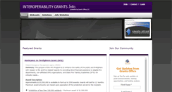 Desktop Screenshot of interoperabilitygrants.info