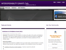Tablet Screenshot of interoperabilitygrants.info
